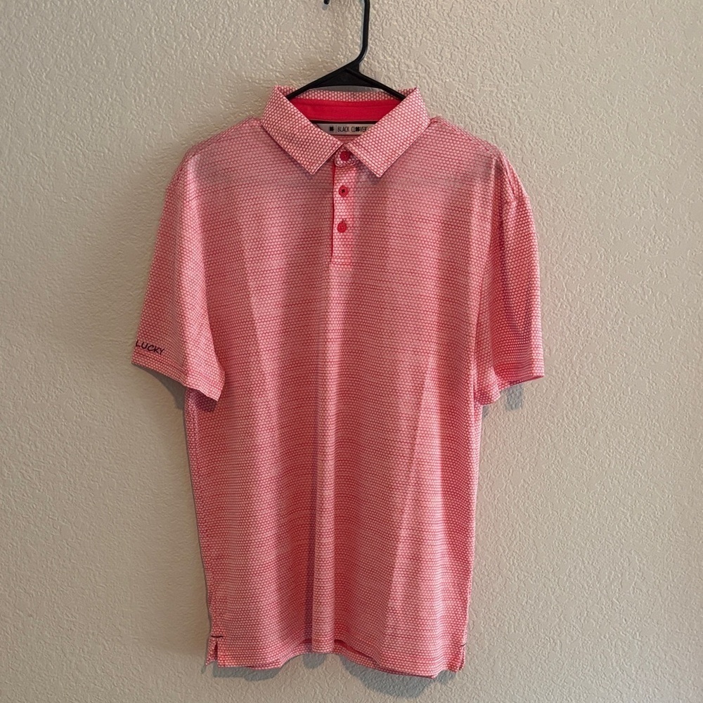 Black Clover Men's Pink Polo Shirt